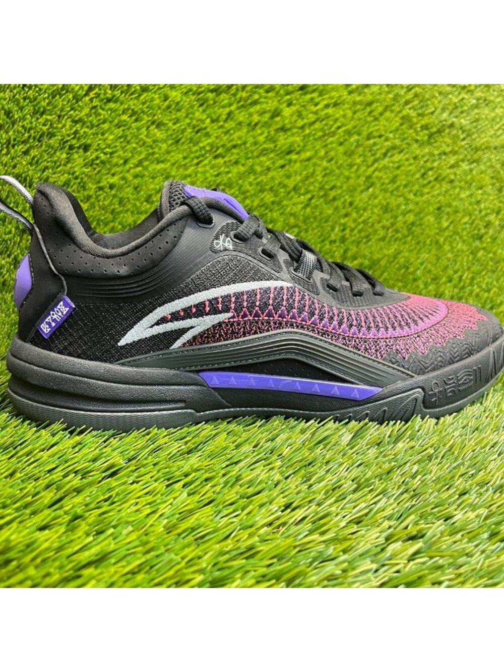 Anta Kai 1 Team Mens Size 10 Pink Black Blue Athletic Basketball Shoes Sneakers